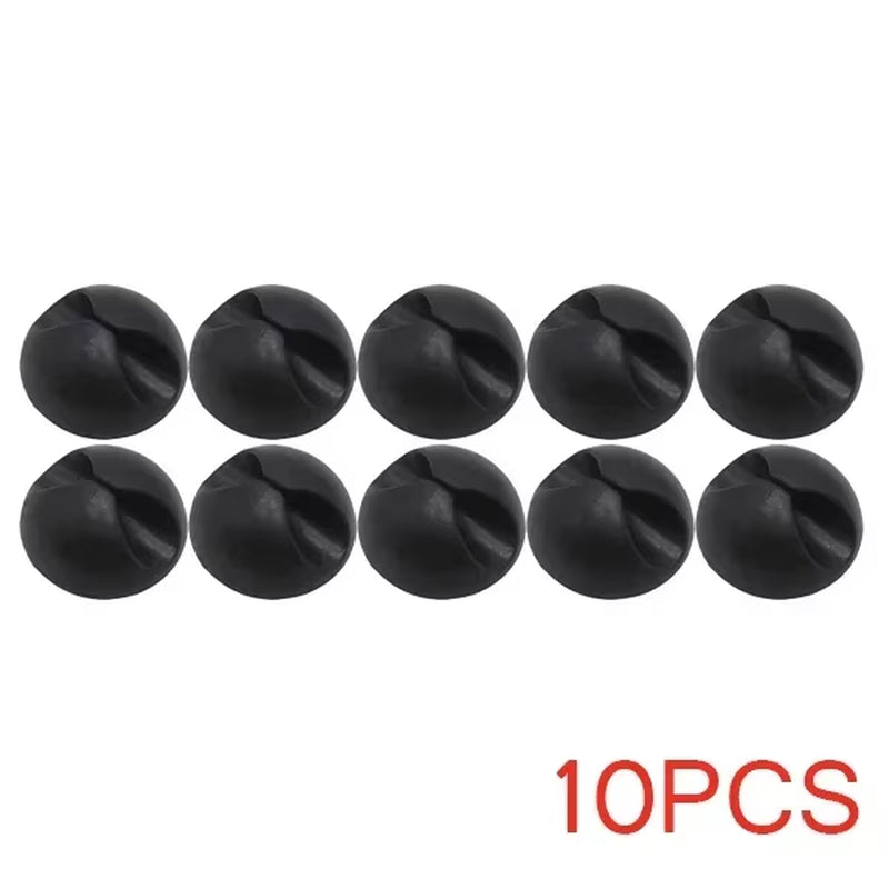 Car Dashboard Data Cable Clip Self-Adhesive USB Line Hub Wire Holder Fixing Clamp Office Desk Wire Organizer Accessories