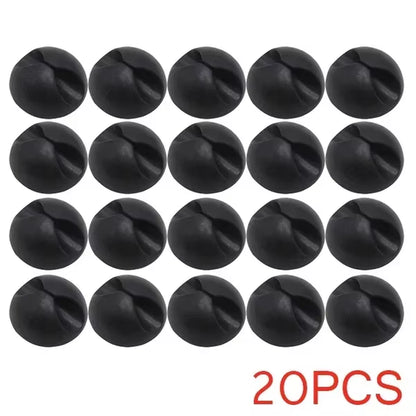 Car Dashboard Data Cable Clip Self-Adhesive USB Line Hub Wire Holder Fixing Clamp Office Desk Wire Organizer Accessories