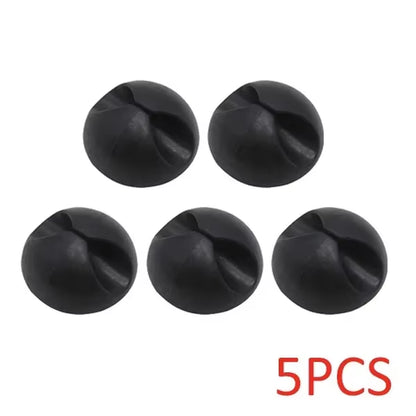 Car Dashboard Data Cable Clip Self-Adhesive USB Line Hub Wire Holder Fixing Clamp Office Desk Wire Organizer Accessories